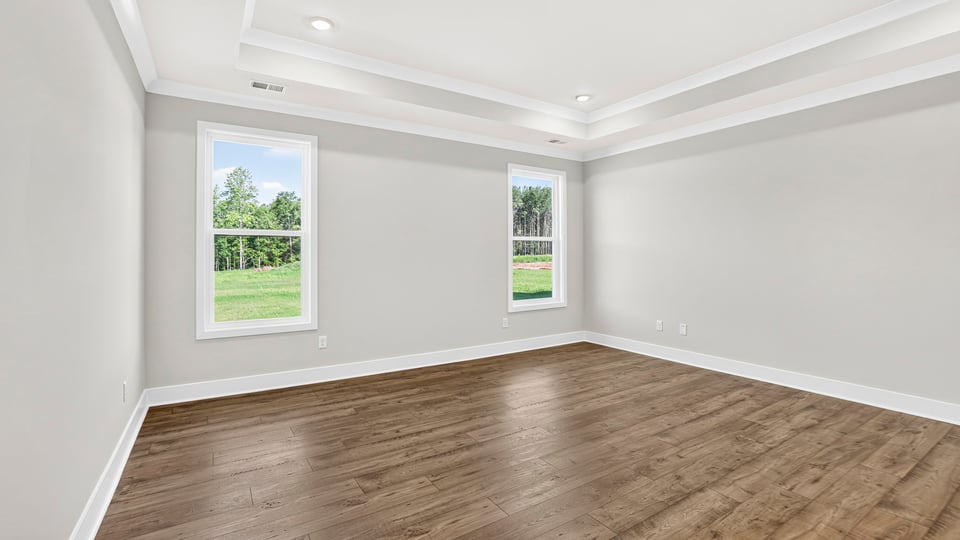 Basement with windows.