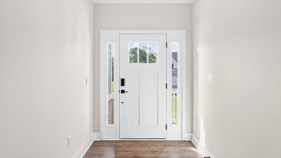Front door of home.