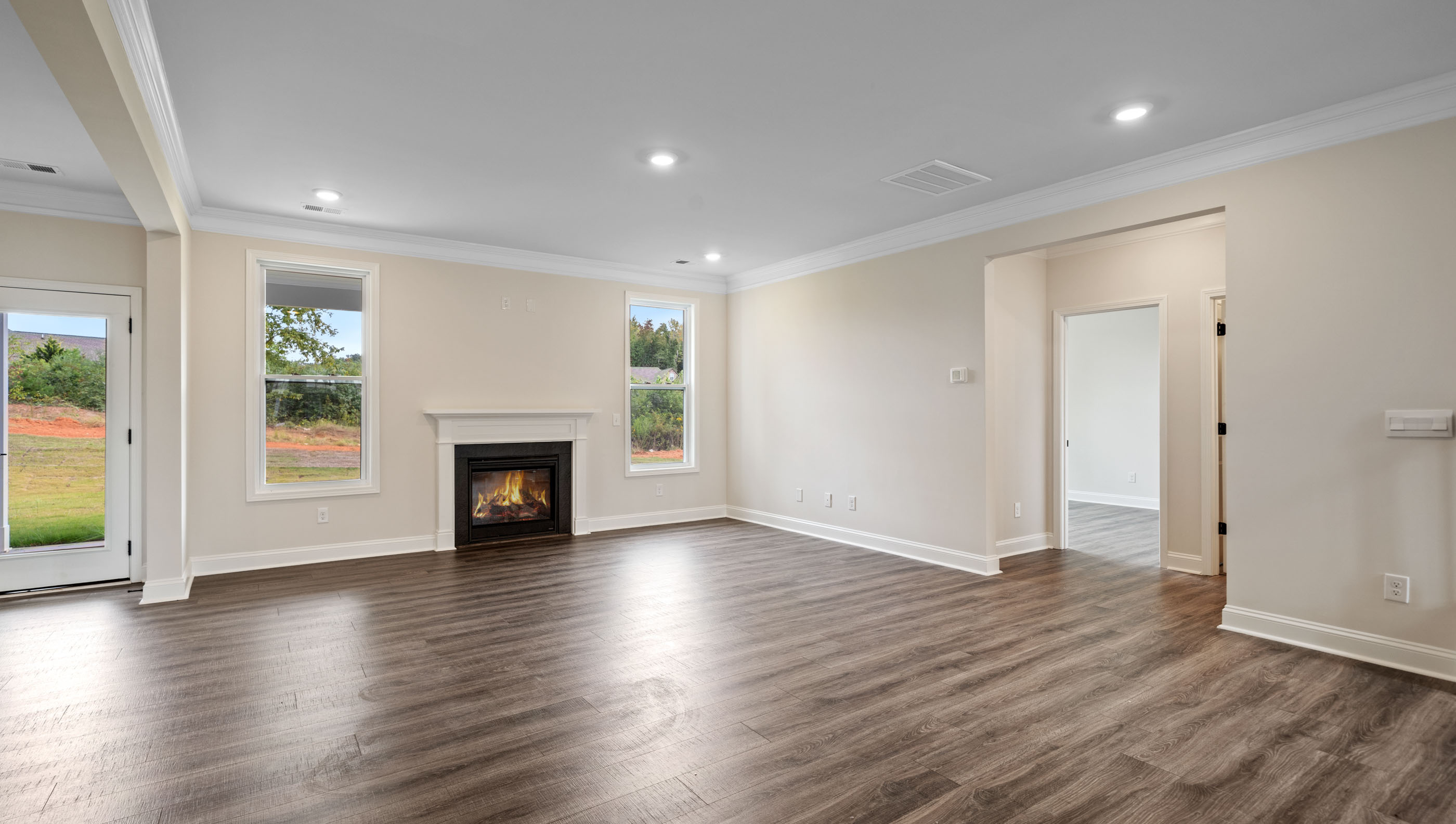 View of family room.