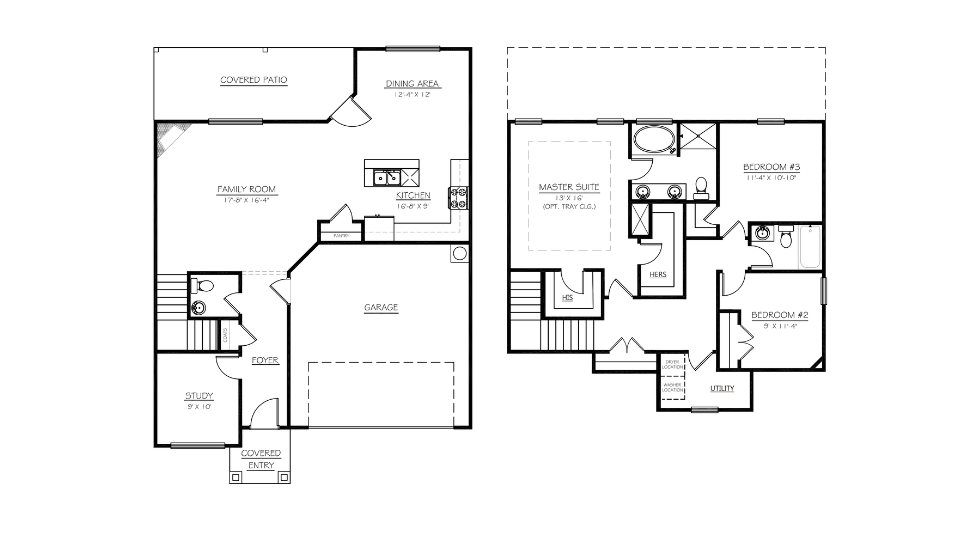 Floorplan of the Bakersfield.