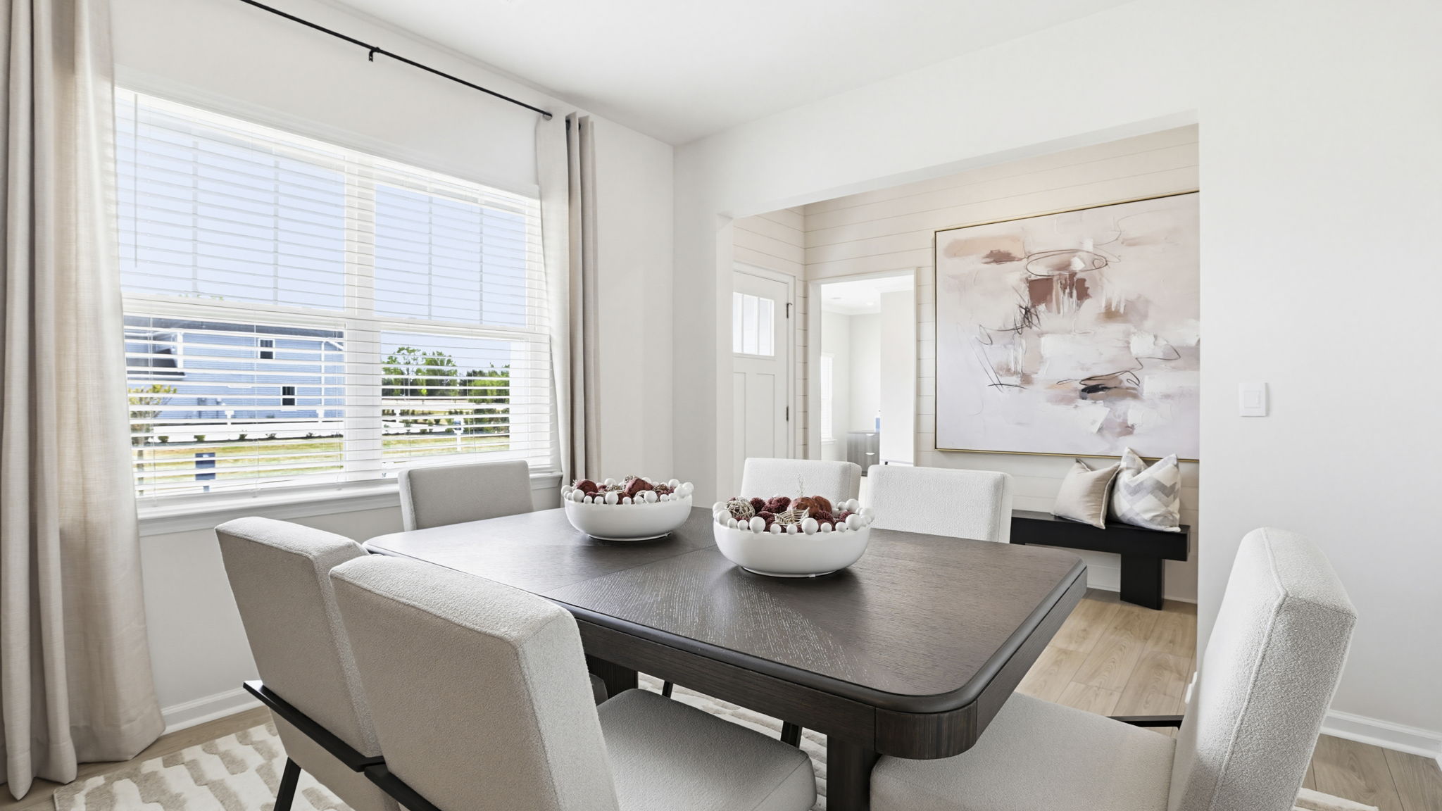 Flex room with windows.