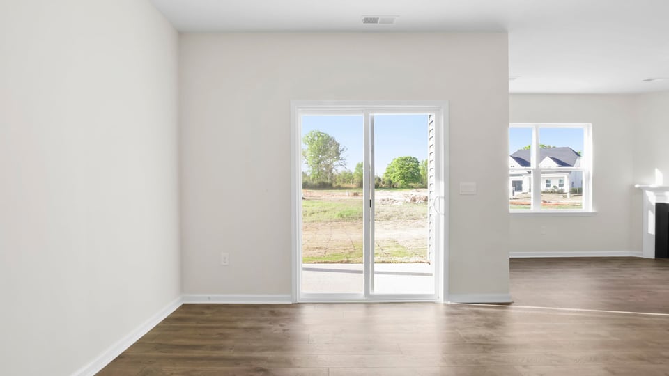 Living area with windows,