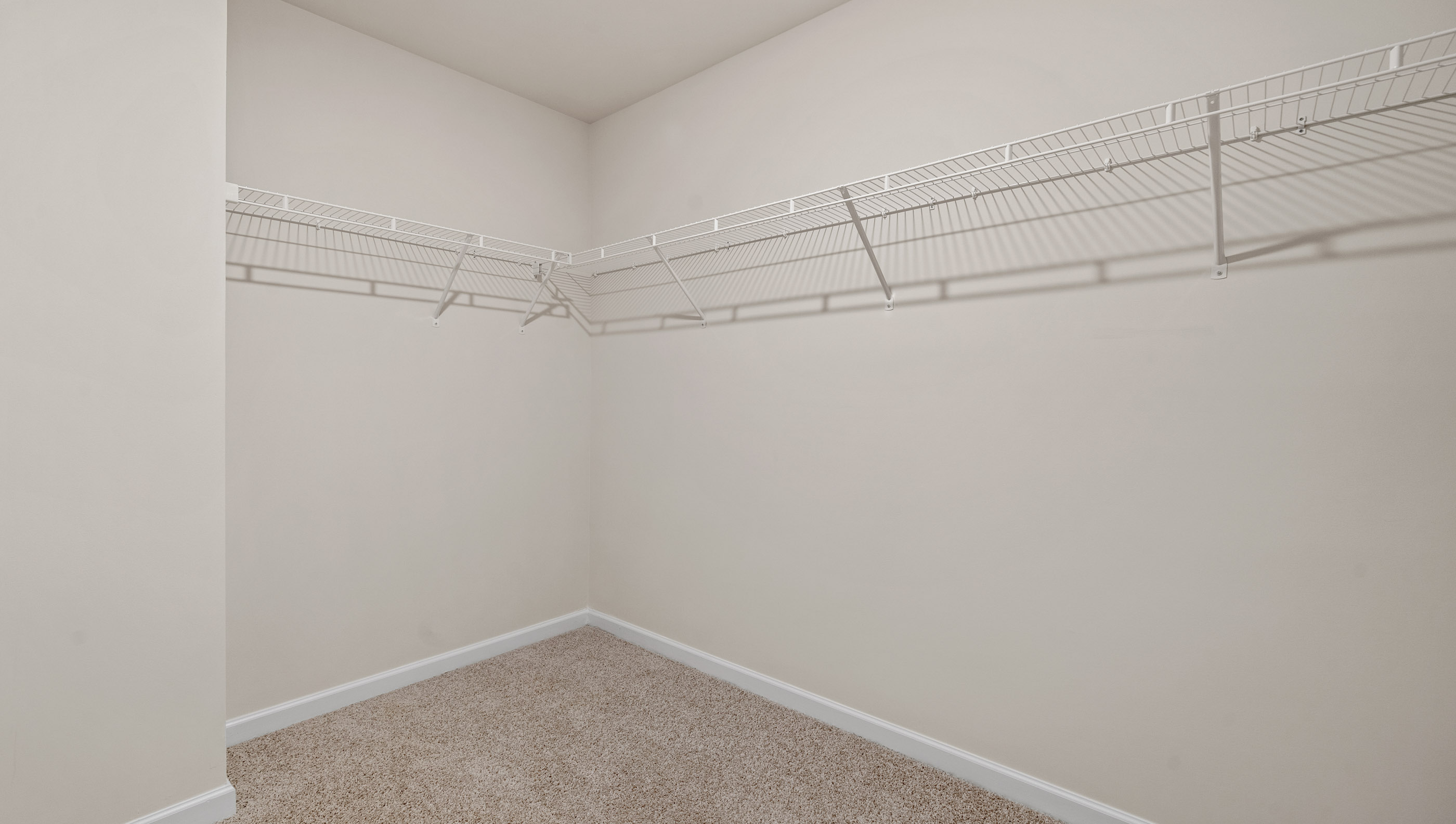 Primary bedroom walk-in closet.