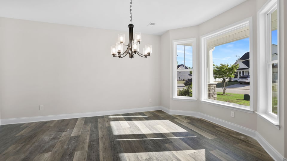 Flex room with windows.