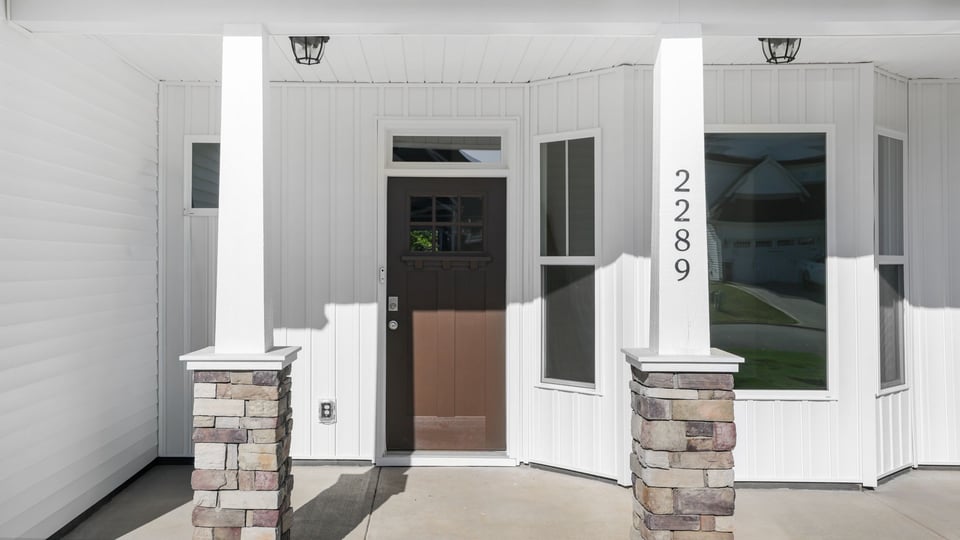 Front exterior of home.