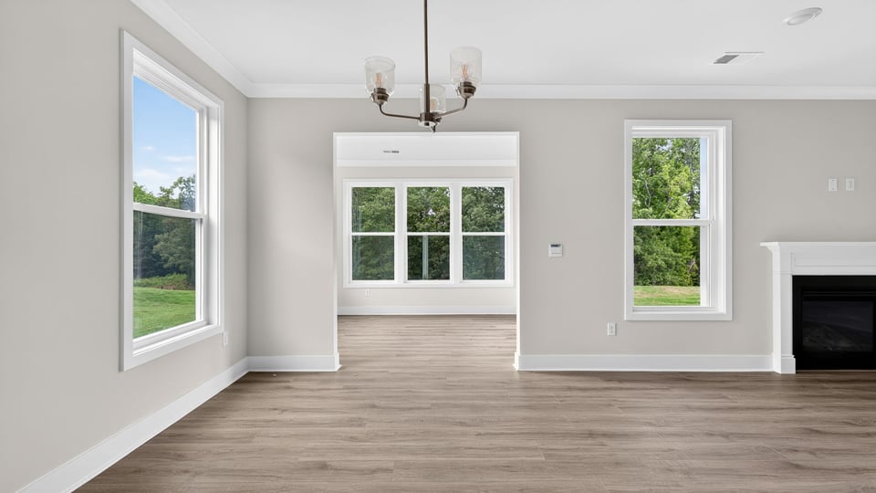 Sunroom with windows.