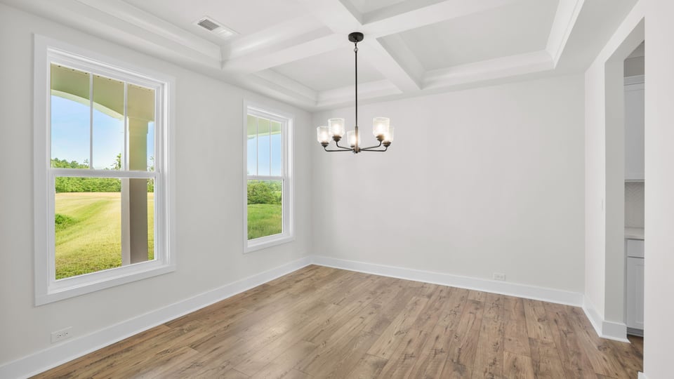 Flex room with windows.