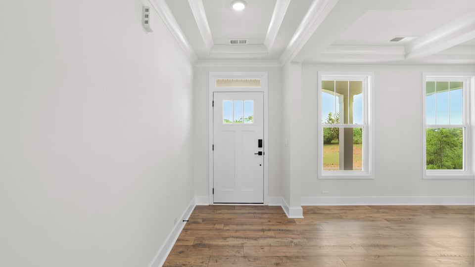 View of front door.