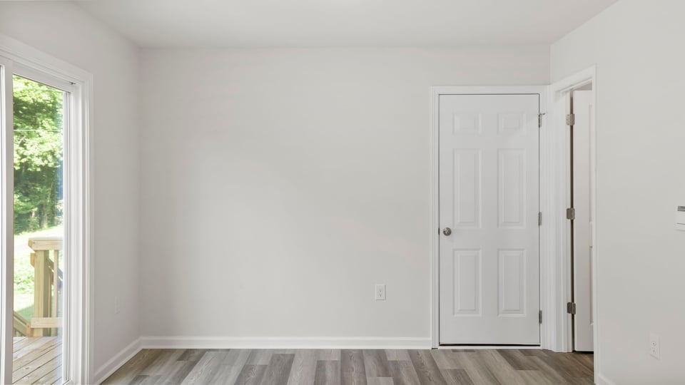 Living room with windows.