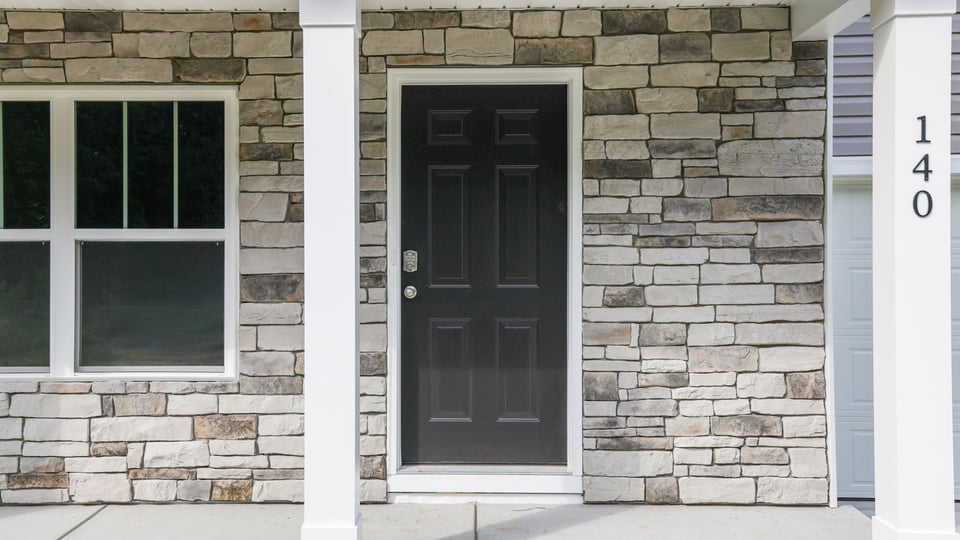 Viewe of front door.