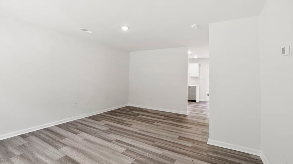 View of front room.