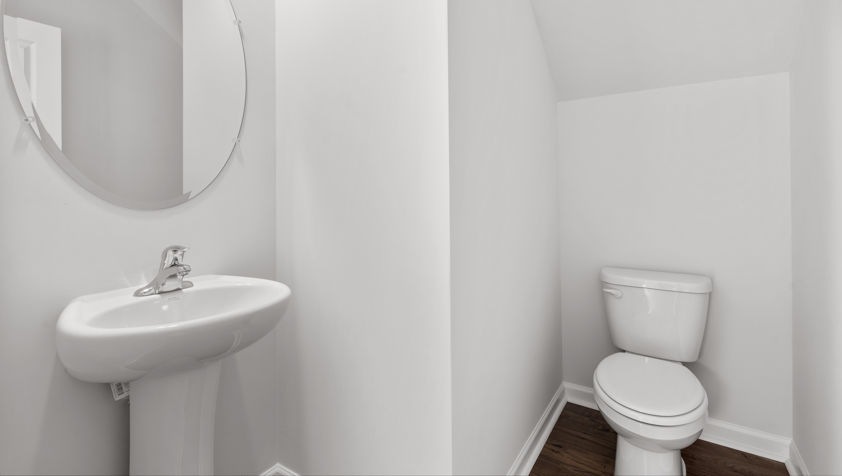 Half bathroom with sink.