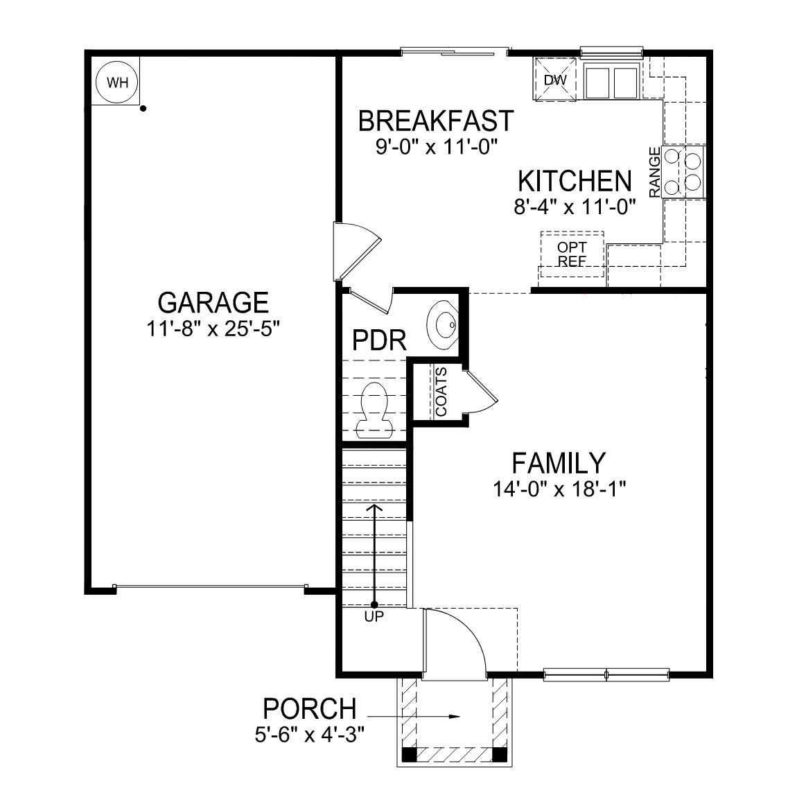 Floorplan of the Rachel.