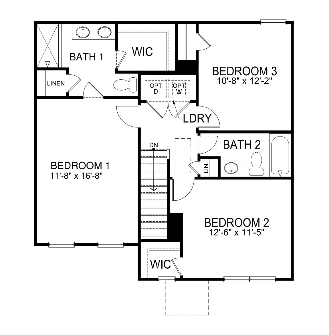 Floorplan of the Rachel.