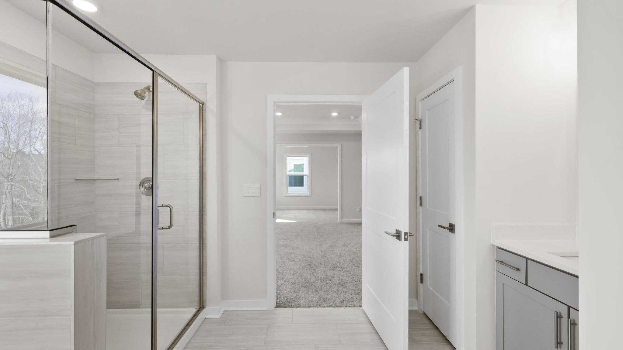 Primary bathroom overview.