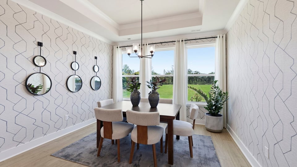 Living area with windows.