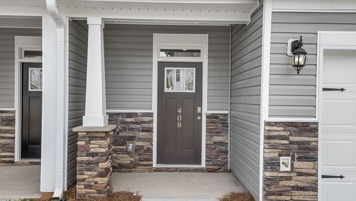 Front entrance of home.