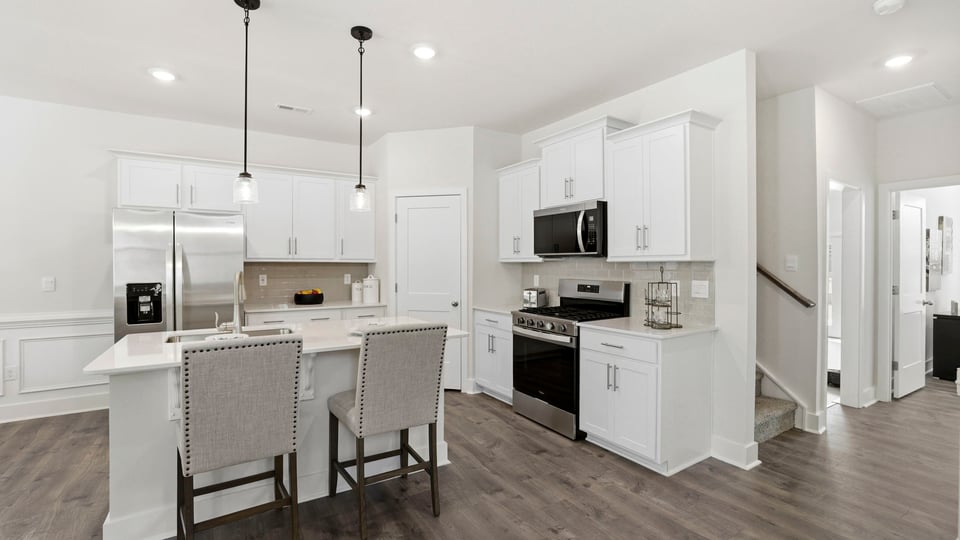 Dining area in the kitchen.