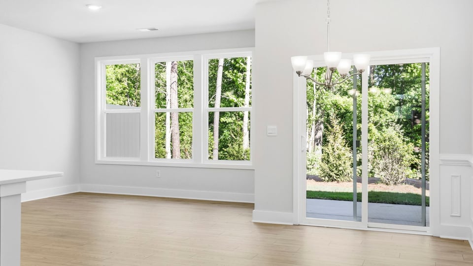 Dining area in the kitchen.
