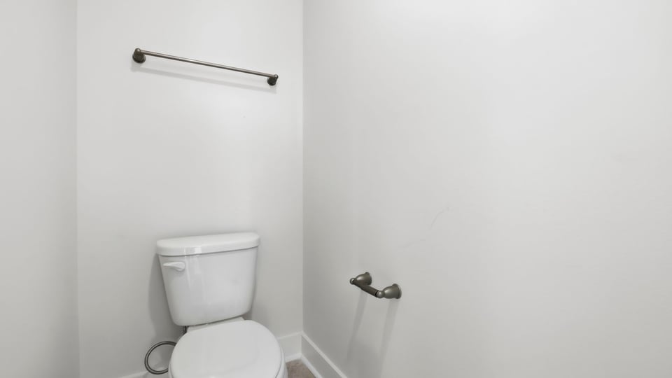 Bathroom with toilet.