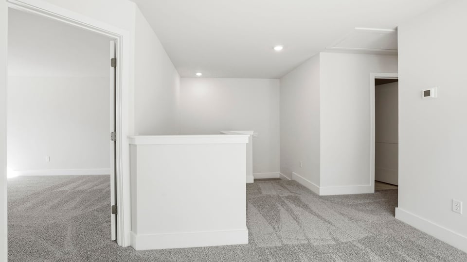 Upstairs view of hallway.