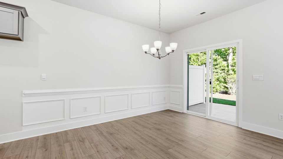Family room with windows.
