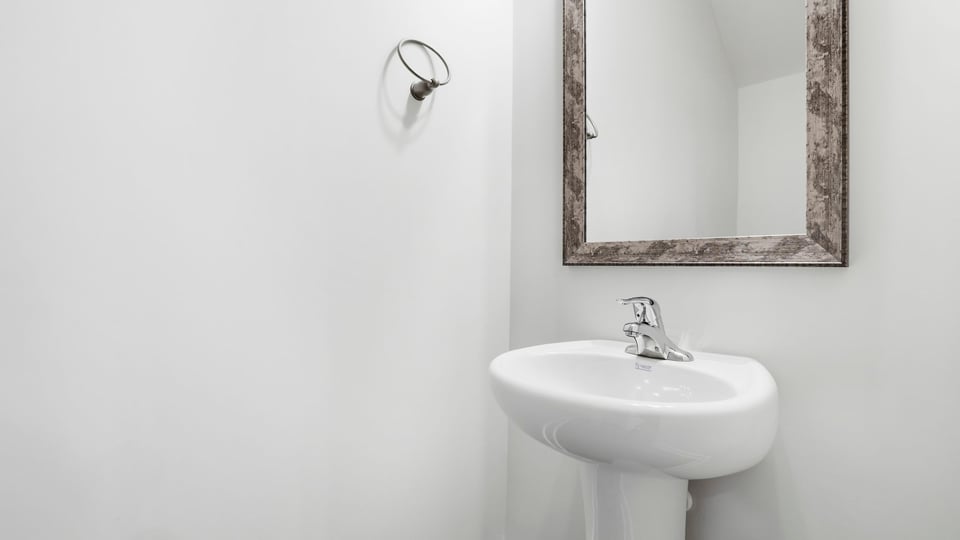 Half bathroom.