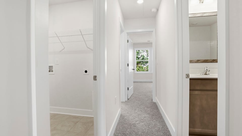 Upstairs hallway.