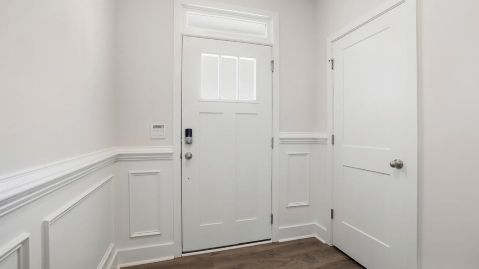 View of front door.