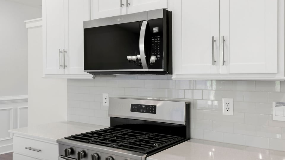 Kitchen with island.