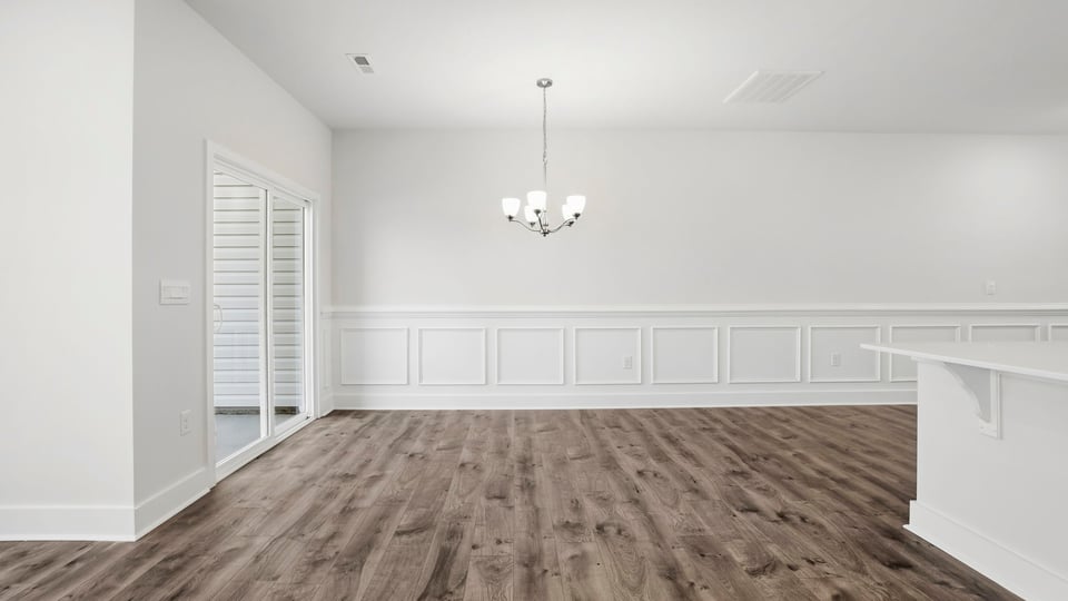 Livingroom with diningroom.
