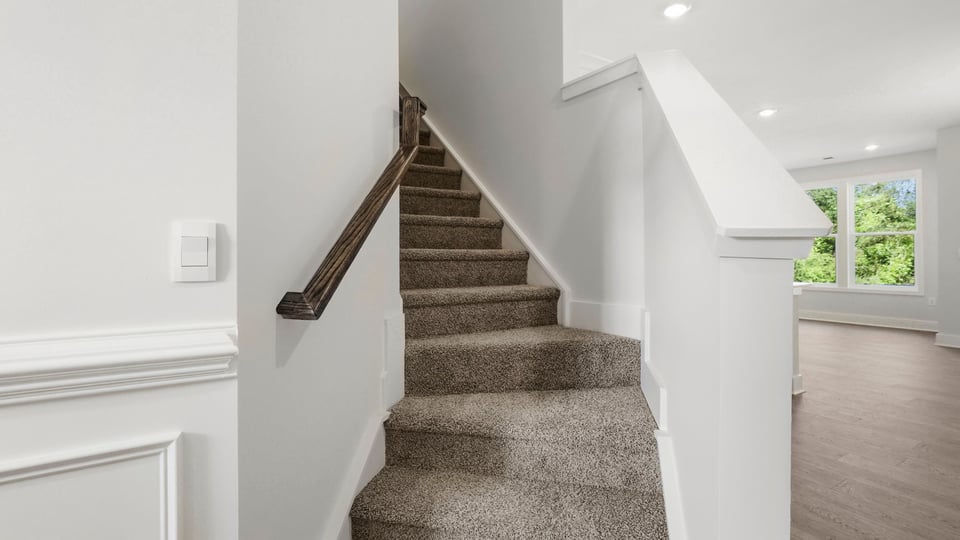 Staircase to second floor.