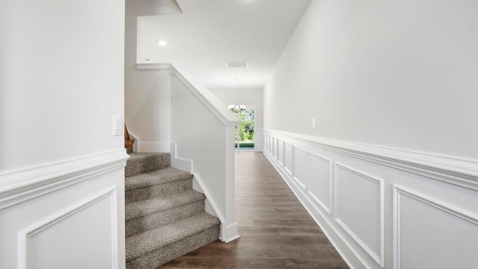 Staircase to second floor.