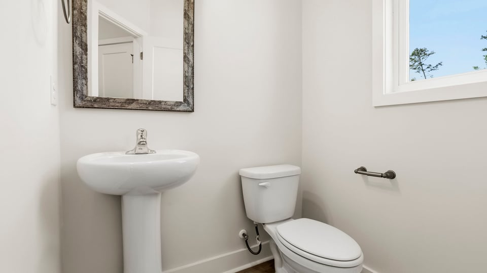Half bathroom.