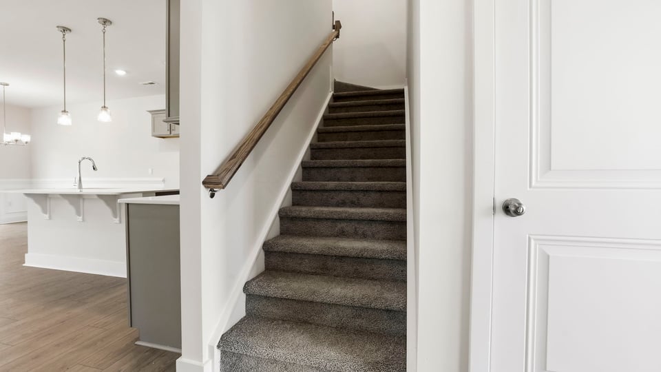 Stairs to bedrooms.