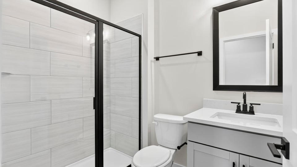 Bathroom with vanity sink,a