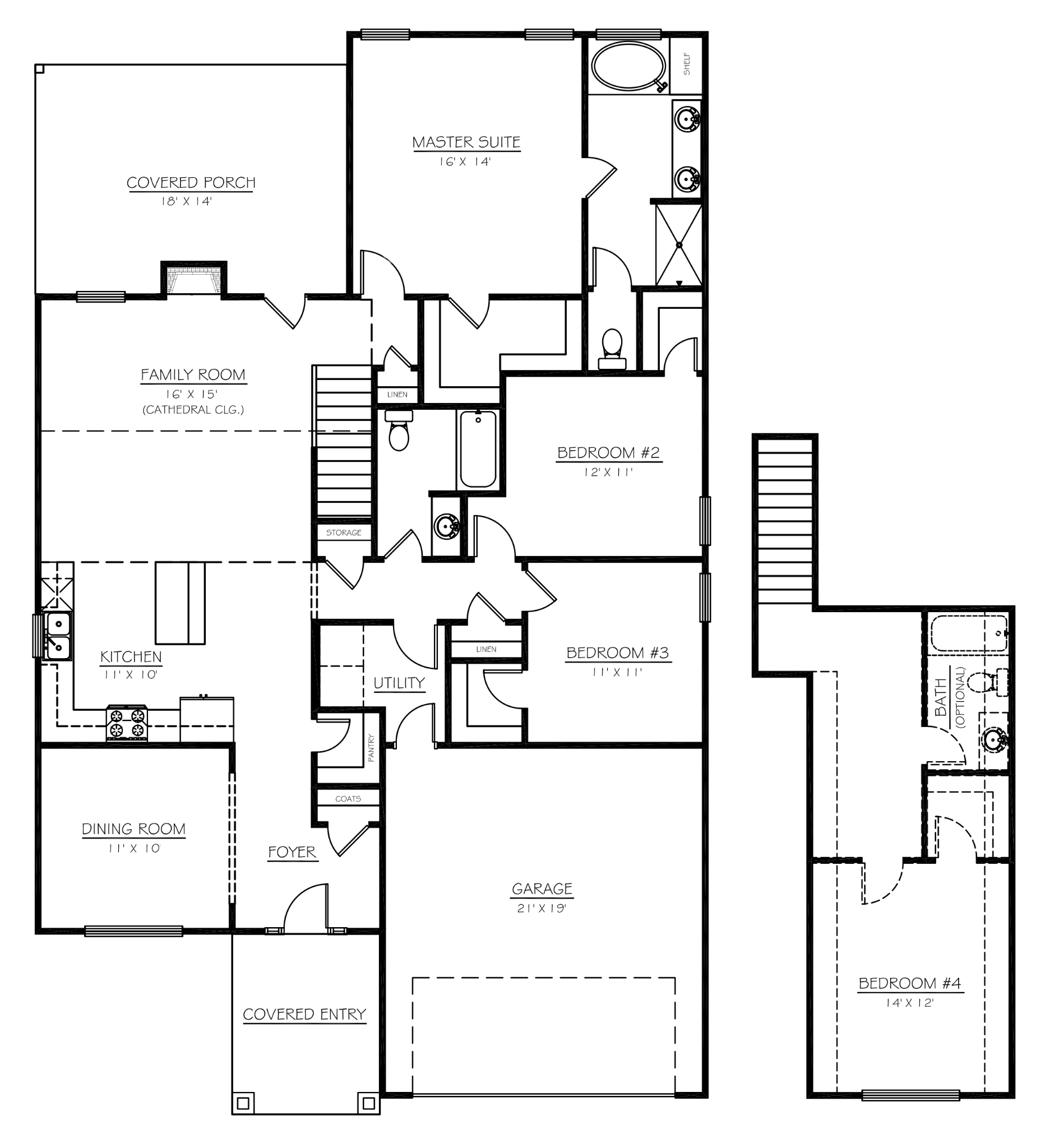 Floorplan of the Weston.