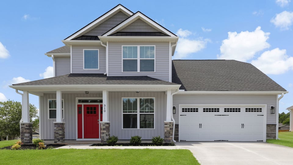 Front exterior of home.