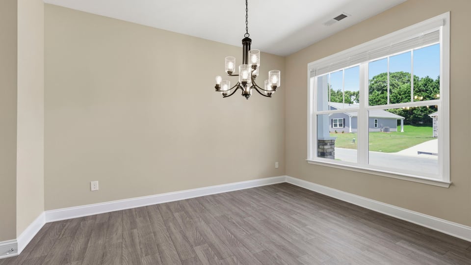 Flex room with windows.