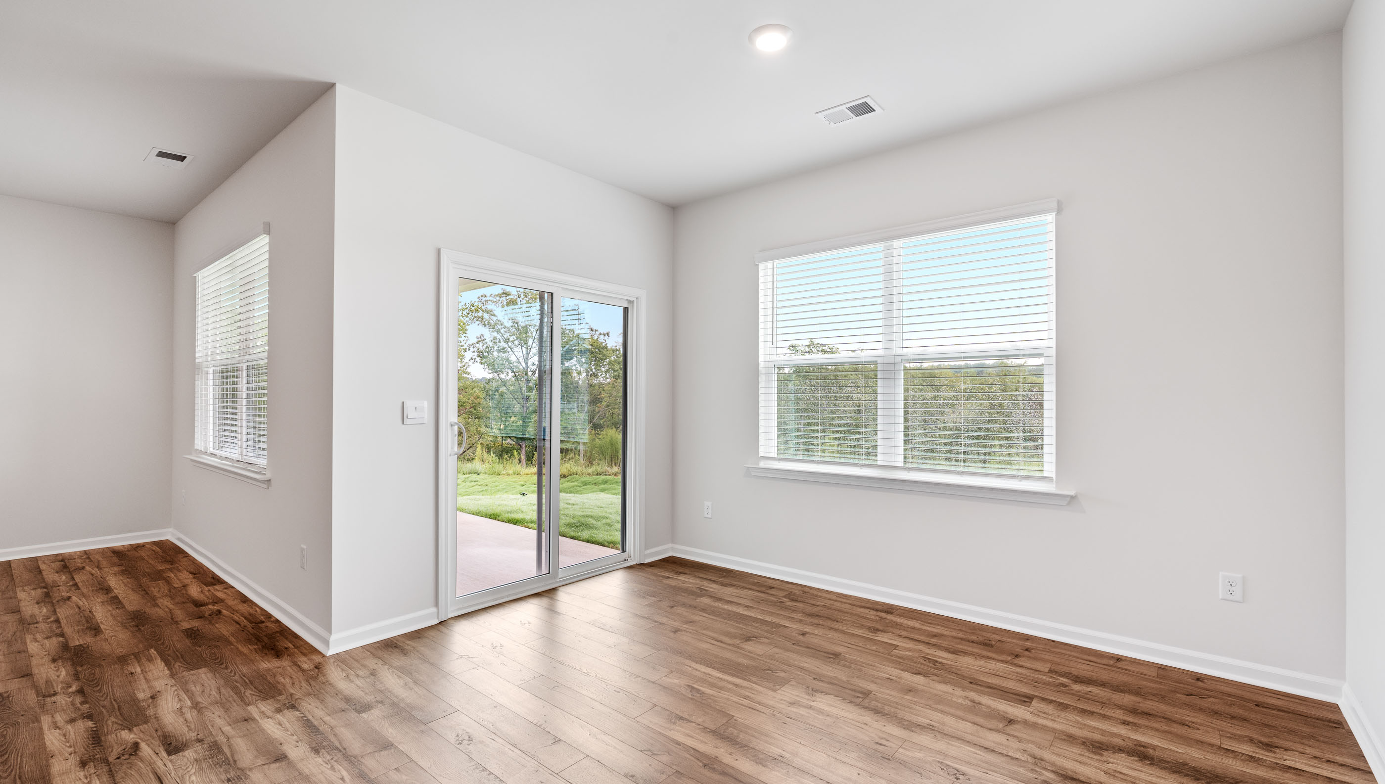 Dining area and door to patio.
