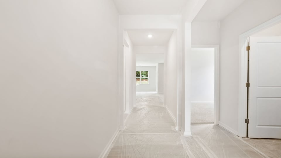 Hallway into home.