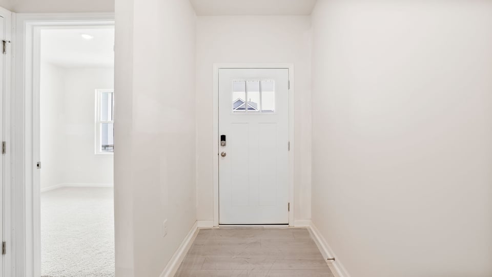 View of front door.