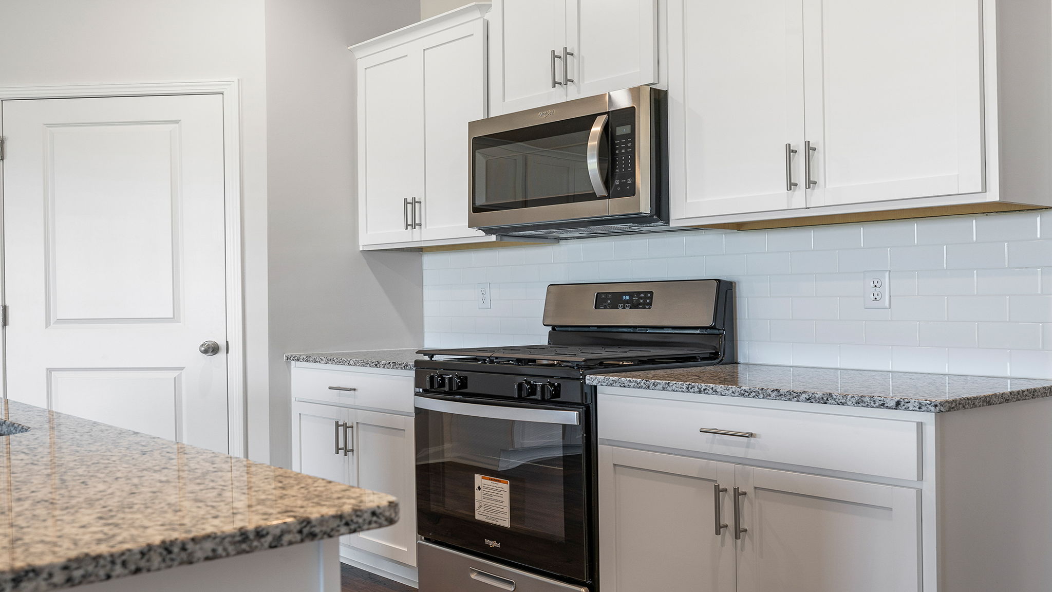 Stainless steel appliances.