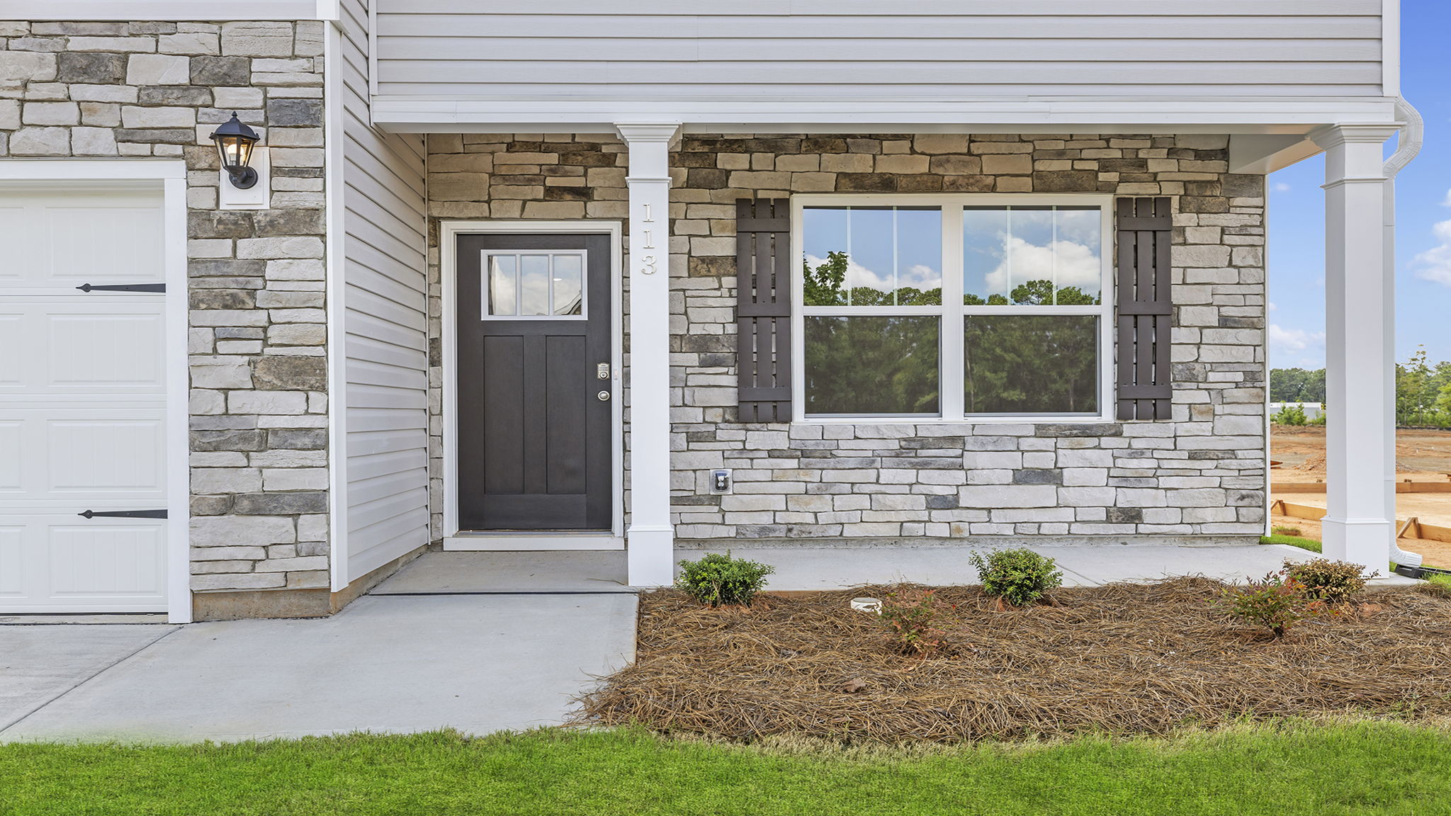 Inviting entry and front porch.