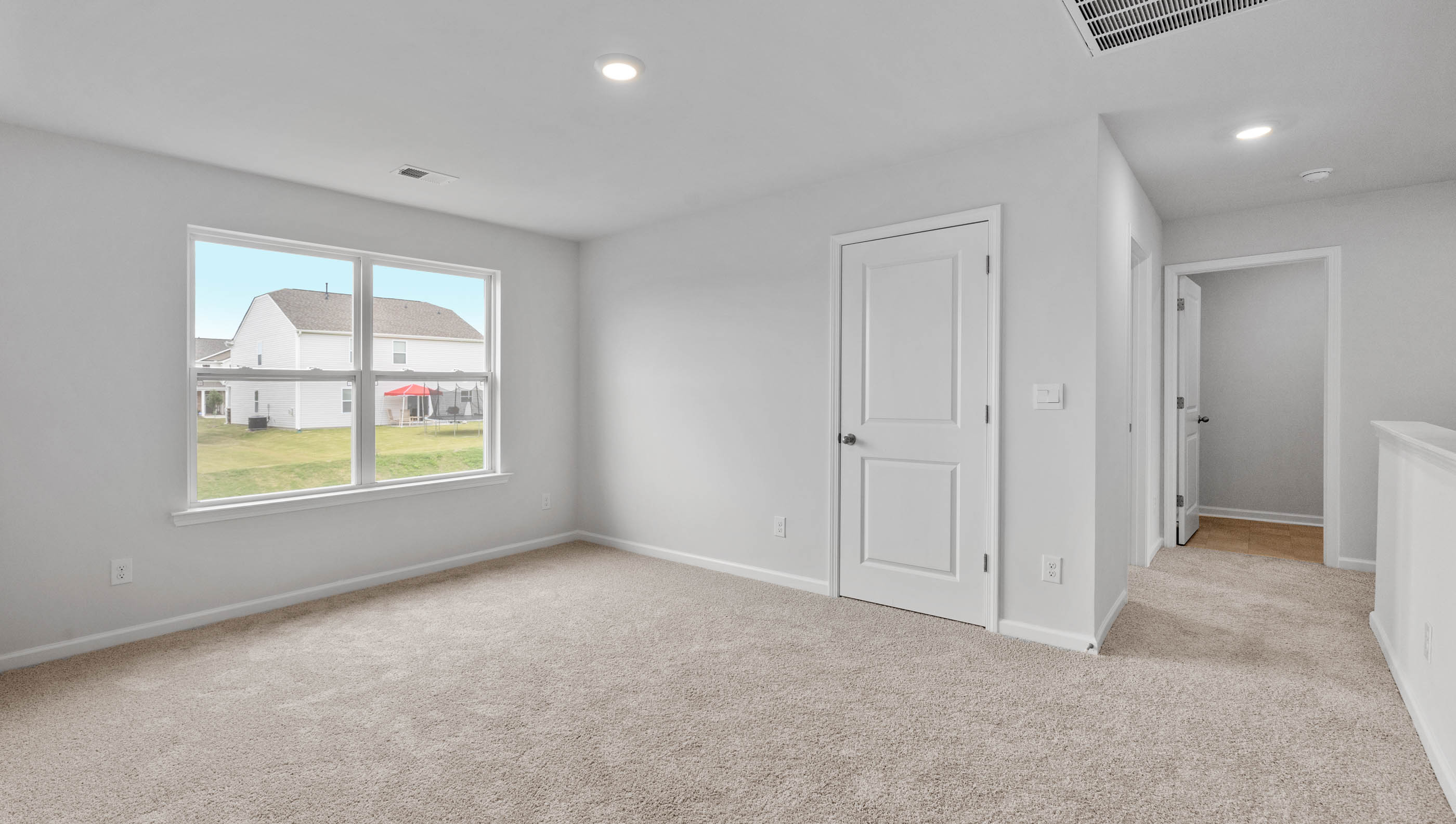 Upper level loft area.