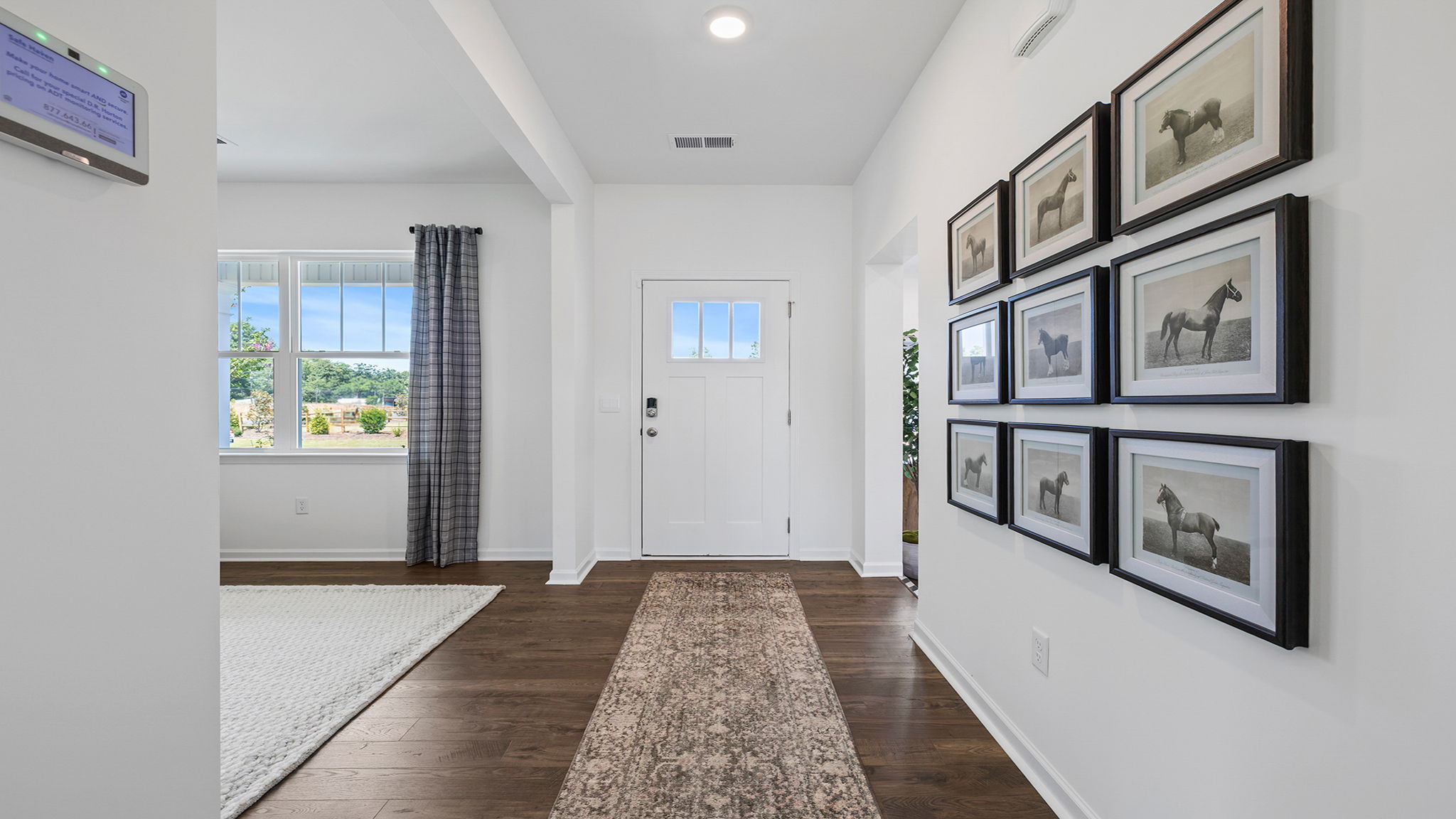 Entry way with view of front door.