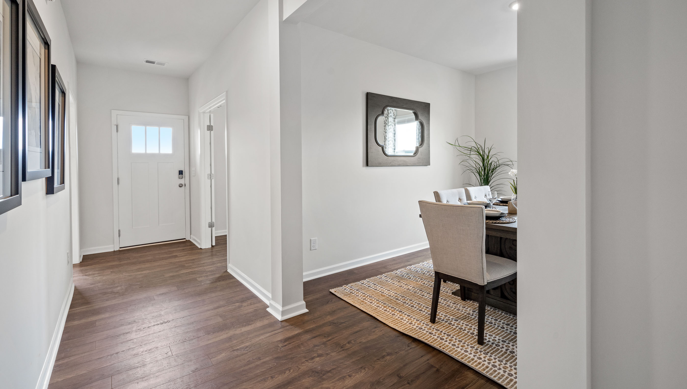 Flex room with windows.