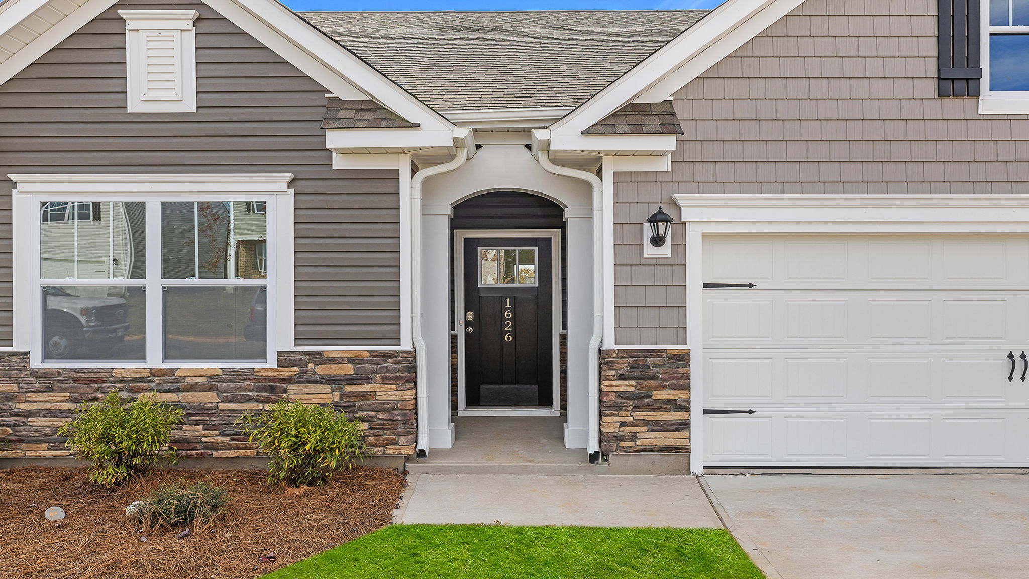 Front exterior of the Aria.