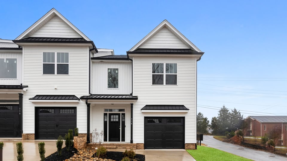 Exterior of the Pearson Road Townhomes.