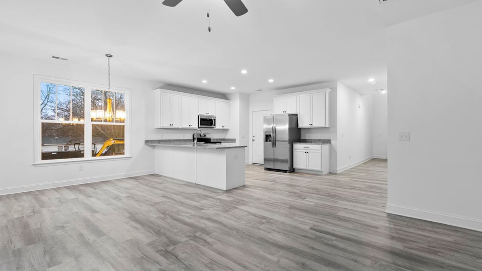 Living area with window.